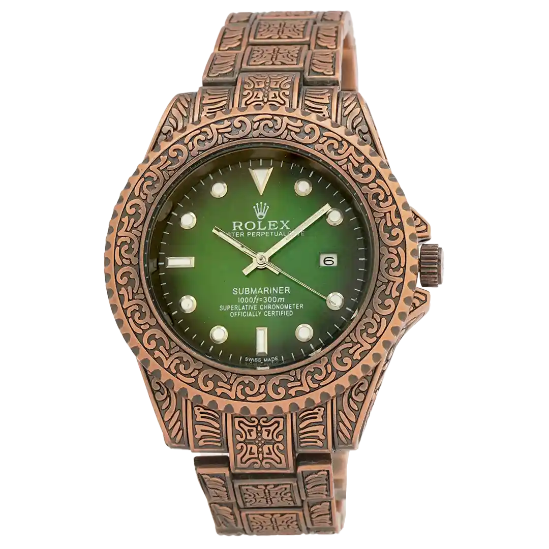 ساعت مچی مردانه رولکس ROLEX مدل حکاکی کد 1260